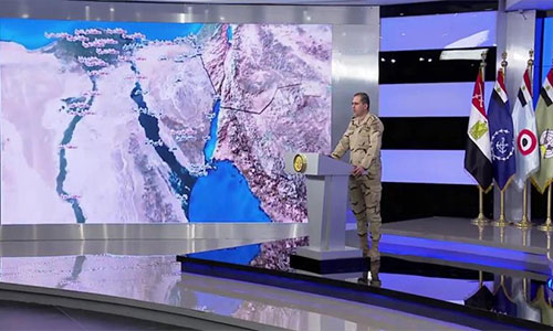 Combates terrestres y ataques aéreos en operación militar egipcia en el Sinaí